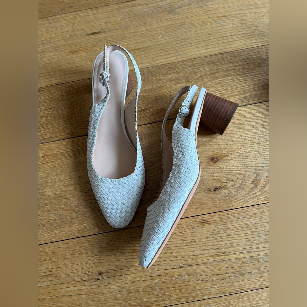 Loeffler Randall Martine woven slingback